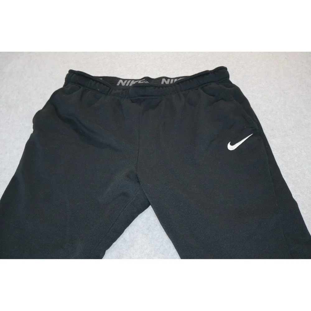 Nike Sweatpants Tapered Mens XXL Black Dri-Fit Athletic Training Gym Workout